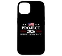 Project 2026 Defend Democracy Protest Sign Fight Oligarchy Carcasa para iPhone 13