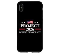 Project 2026 Defend Democracy Protest Sign Fight Oligarchy Carcasa para iPhone XS Max