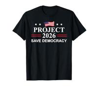 Project 2026 Save Democracy Defend Protest Fight Oligarchy Camiseta