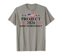 Project 2026 Save Democracy No Kings Protest Fight Oligarchy Camiseta