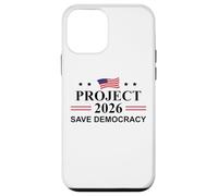 Project 2026 Save Democracy No Kings Protest Fight Oligarchy Carcasa para iPhone 12 mini