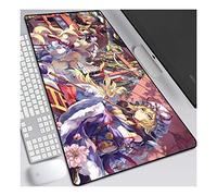 Project Anime Alfombrillas de Ratón - Gaming Mousepad 800x300mm, 3mm Base de Goma Antideslizante, Superfície con Textura Especial, Compatible con ratón láser y óptico, para PC y Laptop, A