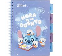 Project book B5 100 hojas cuadrícula Stitch Malva - COOLPACK