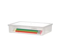 Project Case Container, Lidded File Storage Box, Document Organizer