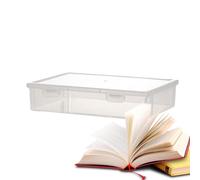 Project Case Container, Lidded File Storage Box, Document Organizer