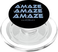 Project Hail Mary Amaze Repeat Typography Poster PopSockets PopGrip para MagSafe