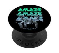 Project Hail Mary Amazing Rocky The Alien Neon Portrait PopSockets PopGrip Adhesivo