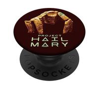 Project Hail Mary Rocky The Alien Distressed Portrait PopSockets PopGrip Adhesivo