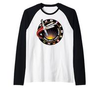 Project Hail Mary Spaceship Mission Badge Poster Camiseta Manga Raglan