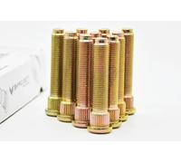 Project Innovation Pernos de rueda extendidos de 63 mm de longitud total compatibles con Suba Forester m12x1.25x63 año 2009-2021, 1 juego (paquete de 10)