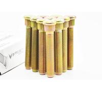 Project Innovation Pernos de rueda extendidos de longitud total de 71 mm compatibles con Lex GS300 m12x1.5x71 año 1993-2019, 1 juego (paquete de 10)