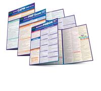 Project Management - Exam Test Prep Series: 3 Quickstudy Laminated Reference Guides