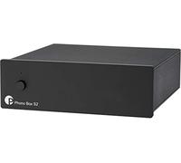 Project Phono Box S2 - Previo de Phono MM y MC Externo | Configuración Dual Mono | Filtro subsónico conmutable | Ajuste de Ganancia. Color Negro