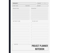 Project Planner Notebook: Designed for entrepreneurs, freelancers, creatives, educators, students, and anyone managing more than one thing at once.