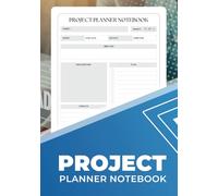 Project planner notebook: Task management workbook with checklist for small businesses