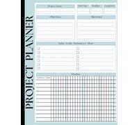 Project Planner: Project Management A4 Notebook for Personal and Small Business
