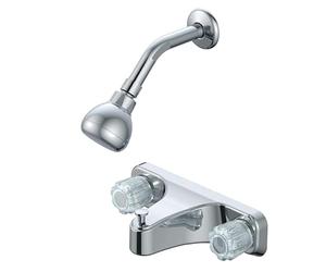 Project Source F2ZZ60CP-LGK1 Válvula de grifo de ducha de bañera de 2 manijas cromada