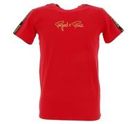 Project X Paris Camiseta Clasica con Rayas Hombro Rojo