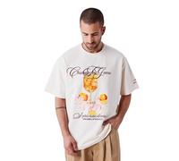 Project X Paris - Camiseta con estampado de Spritz Mónaco, Crema camel, M