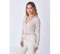 Project X Paris Gilet à Boutonnage Beige L