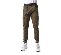 Project X Paris - Jeans 1990006 Strap Cargo Jean Khaki - 1990006KH - Khaki, 30