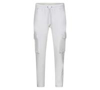 PROJECT X PARIS Pantalones de chándal Color: blanco, 55% algodón, 45% poliéster, adecuado para ocio y comodidad, con talla XL, Ref. 2240139-W-XL