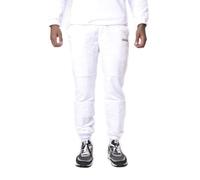 PROJECT X PARIS Pantalones de chándal Color: blanco 88% algodón, 12% poliéster, para hombre, perfectos para ocio y comodidad, con talla S