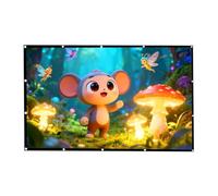 Projector Screen - 16:9 Portable Video Equipment, plegable Theater System | Magnetic Roll-up Large Theater Screen Use for Indoor Camping RV Backyard Party Office Church School Cinema Meetings Nights