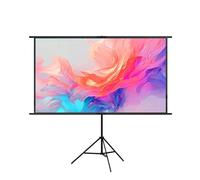 Projector Screen, Soporte Triangular único de 72 Pulgadas. El Soporte Triangular es más Estable. La instalación de Pantalla Grande móvil es Simple,Parts