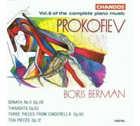 Prokofiev: Piano Music, Vol. 6 by Berman (2013-05-03)