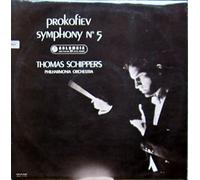 Prokofiev - PROKOFIEV Symphony No.5, Thomas Schippers, Philharmonia Orchestra. Uk pressing on Columbia Dark Blue and Gold 33CX 1561.