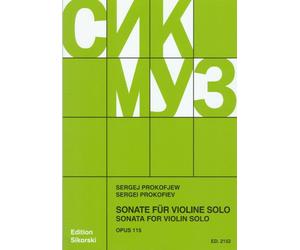 PROKOFIEV - Sonata Op.115 para Violin Solo
