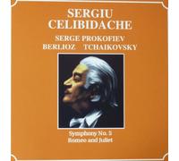 PROKOFIEV: SYMPHONY NO. 5 & PIANO CONCERTO NO. 5 (PERTICAROLI, ROCHESTRA SINFONICA DI MILANO DELLA RAI, 17/2/1967 LIVE), ROMEO & JULIET (PROKOFIEV, BERLIOZ, TCHAIKOVSKY) (4/4/1960, LIVE TORINO) - CELIBIDACHE / 2CD / FONIT CETRA