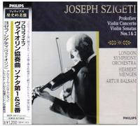 Joseph Szigeti - Prokofiev:Violin Con/Sonatas N