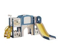 Prokoke Toboganes Infantiles, Toboganes Infantiles Exterior, Escorrega Infantil, Tobogán para Niño, Centro de Actividades Equipo de Juego Interior Exterior (XST-Blue Yellow)