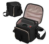 Prokva Bandolera para Polaroid con Compartimento para Película, Negro | Compatible con las Series Polaroid Now I-Type / Now+ I-Type / OneStep+ / OneStep 2 VF / Flip / Go