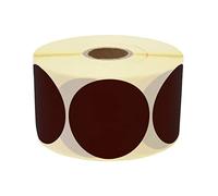 Prolac - Lote de 1000 puntos adhesivos de colores en rollo (negro, 50 x 50 mm)