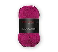 Prolana 046 - Ovillo de Lana (100% algodón, 50 g), Color Morado