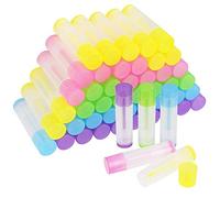 ProLeo 50 barras de labios vacías de 5 g de 5 g para bálsamos labiales de colores, bálsamo labial para hacer tu mismo y para hacer tus propios cosméticos