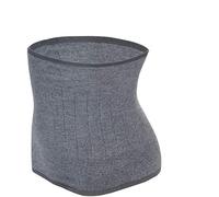 ProLeo Calentador de riñones de cachemira suave para invierno, cintura elástica, color gris