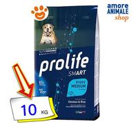 Prolife Dog Smart Puppy Mediano Pollo Y Arroz Comida Seca Para Perros 2,5/10 Kg