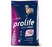 prolife - Grano Libre para Adultos Sensible Medium/Large de Cerdo y Patatas de 10 kg