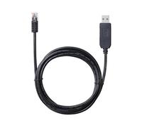 Prolífico Cable USB RS232 Serial a RJ12 6P6C PC Link for conectar el Control Manual Skywatcher Synscan a la PC y actualizar el firmware(1.8M,Nero)