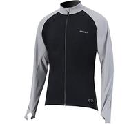 Prolimit Stand Up Paddle Boarding Manga Larga de Dry rápido para Hombre - Negro Gris - Transpirable - Flatlock - UPF 50+