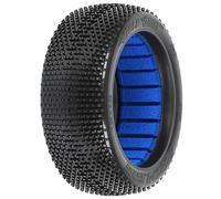 Proline Tires para Cochecito Delantero y Trasero de 1/8 Hole Shot 2.0 S4 (2), Multicolor (PRO9041204)