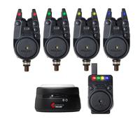 Prologic C-Series Pro Bite Alarm Set 4+1+1 R+G+Y+B Avisadores Carpfishing A0752