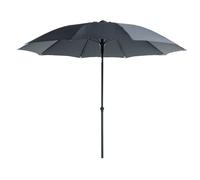 Proloisirs Sombrilla De Jardín Inclinable Diámetro 270CM Gris, Mobiliario