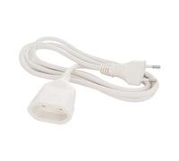 Prolongación de Manguera 2x1mm, 2m, Color Blanco, Ideal para conectar Equipamiento y Extender el Alcance de Herramientas.