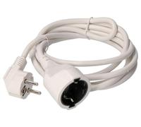 Prolongación de Manguera 3x1,5mm T/TL 1m Blanca, para Conexiones eléctricas y extensión de Cables en instalaciones diversas.