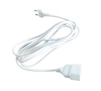 Prolongación económica Blanca 2x0,75mm, Ideal para Extender Conexiones eléctricas y Proporcionar flexibilidad en instalaciones.
